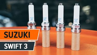 How to replace Engine spark plug on SUZUKI SWIFT III (MZ, EZ) - video tutorial