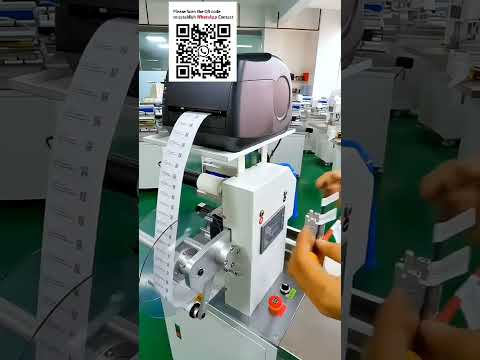 Automatic Wire Fold-Over Labeling Machine with Optional Printer