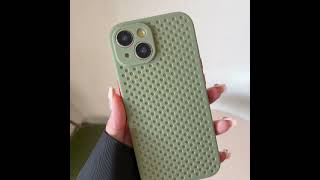 Heat Dissipation Hole Design Soft TPU Case for iPhone Series