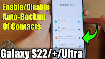 Galaxy S22/S22+/Ultra: How to Enable/Disable Auto-Backup Of Contacts