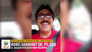 Llega Al Distrito De Chaparra Boris Darmont - Conferencista Internacional