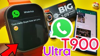 t900 ultra smartwatch me whatsapp kaise chalaye | WhatsApp In T800 Ultra Smartwatch Resimi