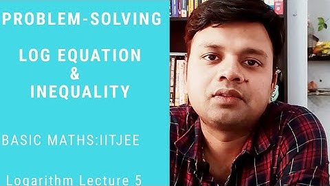 IITianCampus : Logarithmic equation and inequality[JEEMAIN Advanced]NDA KVPY CBSE IITIAN campus