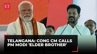 Telangana CM Revanth Reddy calls PM Modi 'Elder Brother', seeks support for state's economic growth