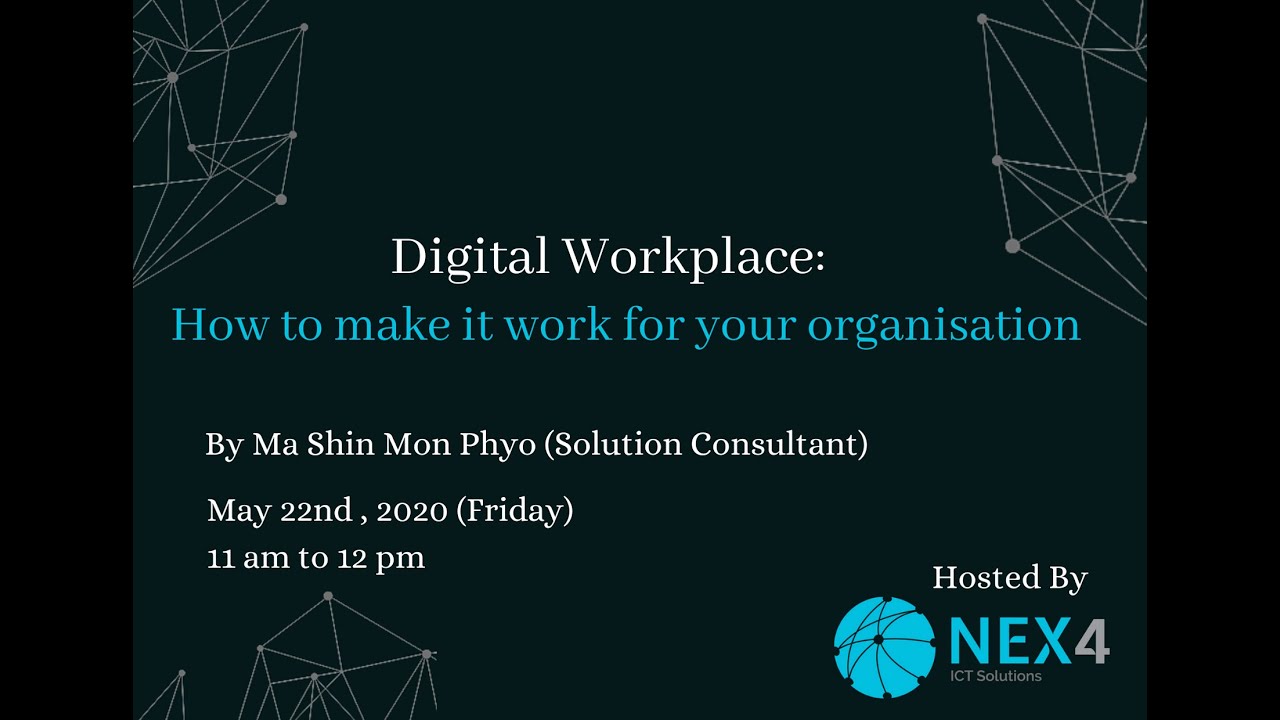 Digital Workplace: How to make it work for your organization - YouTube