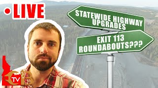Highway Upgrades, Exit 113 Roundabouts, Road Closure in Chubbuck  | CBTV IDAHO | Tyson Bolkcom