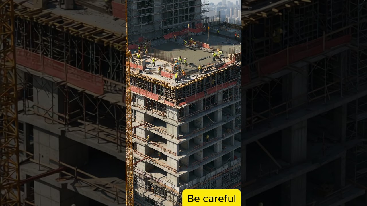 A loud bang — and the building is gone!