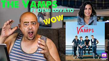 The Vamps - Somebody to you ft Demi Lovato - Reaction.This was A serious Boy Band lol!! #pop #react