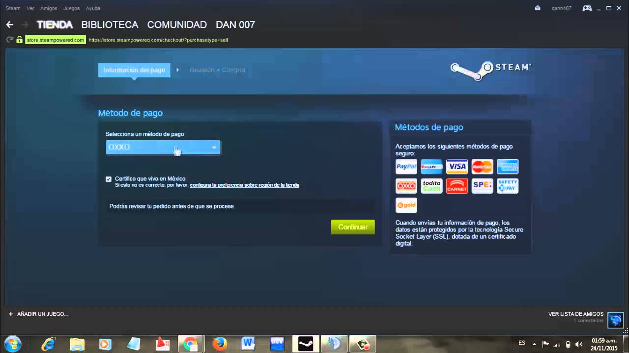 generador de tarjetas de credito steam