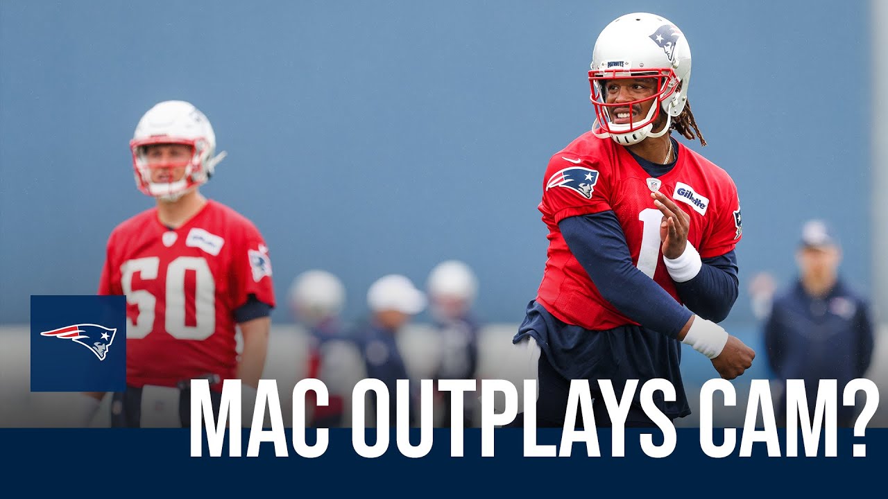 Did Mac Jones outplay Cam Newton on Day 1 of Patriots training camp? | Training Camp Central