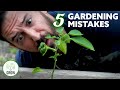 5 Biggest GARDEN MISTAKES to Avoid | Tips from a Beginner