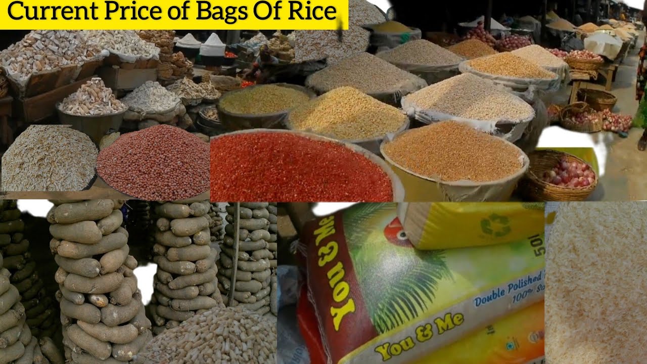 Prices of Bags of RICE BEANS & other GRAINS || Different Markets In Nigeria Africa 2025