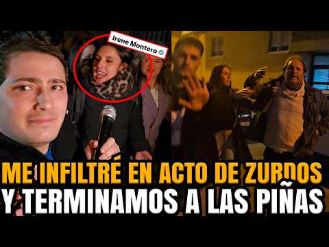 I infiltrated a left-wing event and ended up in a fistfight.