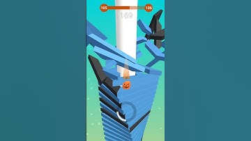 Max level 105 Stack Ball Short #shorts #viral #asmr #satisfying #satisfyingvideo #gameplay #games