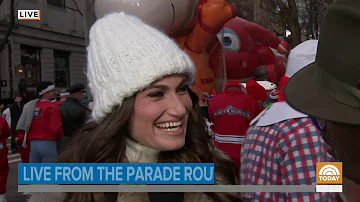 Idina Menzel talks about ‘Frozen’ and her holiday album at Macy's Thanksgiving Day Parade (2019)