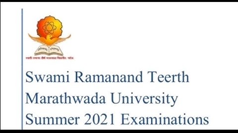 SRTMUN Online exam Demo Video Summer-2021 |Nanded| UG, PG, Professional Final Year Exam