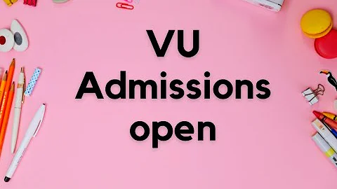 Virtual University admission open fall 2021
