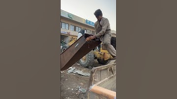 How to get new sheet plate excavator boom line boring adjuster #shorts