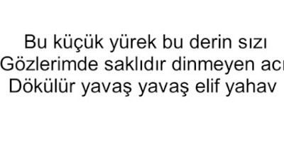 Lagu elif " Dön Gel Anne "