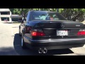 124 Mercedes 500e.  Exhaust sound Exhaust Hand Built by Ralph Biase,