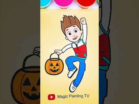 Magic Painting TV 最新動画 Ryder from Paw patrol #trending #cartoon #pawpatrol #shortfeed #halloween #forkids #magicpaintingtv