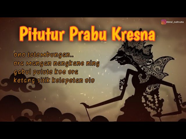 Story wa Pitutur Prabu Kresna wayang kulit || Ki Seno Nugroho class=