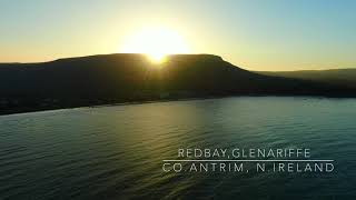 Sunset behind Lurig Mountain, Co.Antrim. Taken on Dji Mavic 2 Zoom. Glenariffe Cushendall
