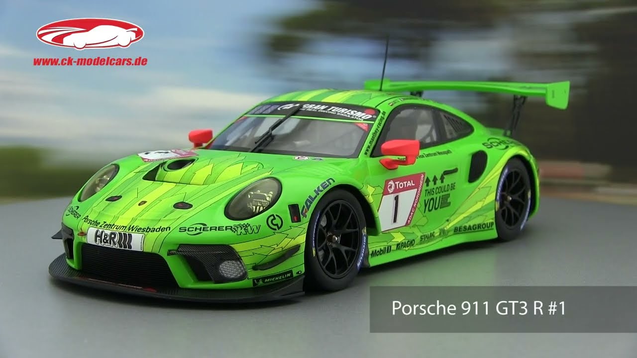 Minichamps 1:18 Porsche 911 GT3 R #1 24h Nürburgring 2019 Manthey