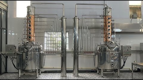 Chiêm Ngưỡng Cặp Đôi Tháp Chưng Cất Rượu Đẹp Nhất Việt Nam l Thiết Bị Thái An