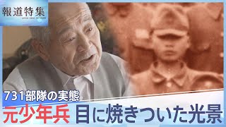 「標本室は目の開けられないくらい」731部隊の実態、元少年兵の目に焼きついた光景【報道特集】 | TBS NEWS DIG