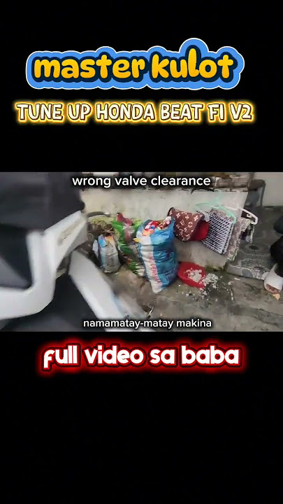 tune-up beat fi v2 #tuneup #valveclearance #beat #hondabeat110