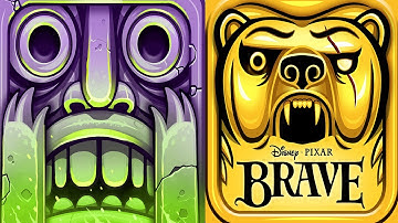 Temple Run 2 SPOOKY SUMMIT VS Temple Run BRAVE ANDROID GAMEPLAY