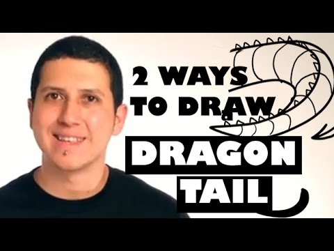 How To Draw A Tail, Step by Step, Drawing Guide, by Dawn - DragoArt