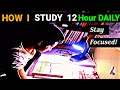 How I Study 12Hours Daily During My UPSC Prepration 📚?