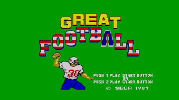 The Best of Retro VGM #1808 - Great Football/Sports Pad Football (SMS/SMk.III) - Main BGM