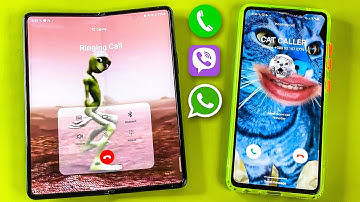 Viber & WhatsApp at the same time + Incoming Call Samsung Z Fold 3 Vs A52s