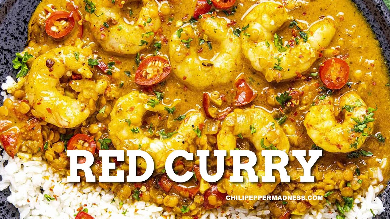 Red Curry with Shrimp (Easy and Spicy!)