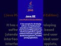 "Flavours of Java Explained in 50 Seconds"#csvision #programming #learnjava #learncoding