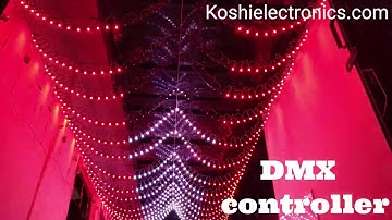Pixel led   DMX controller for road celling
