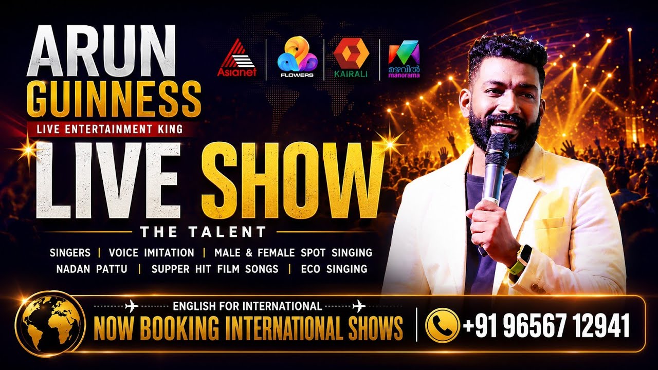 Malayali association live by Arun Guinness