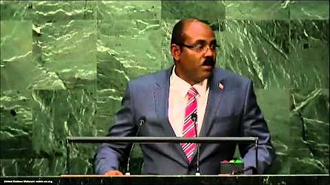 UN Speeches: President of Antigua and Barbuda John...