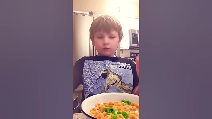 Making cereal with Andrew