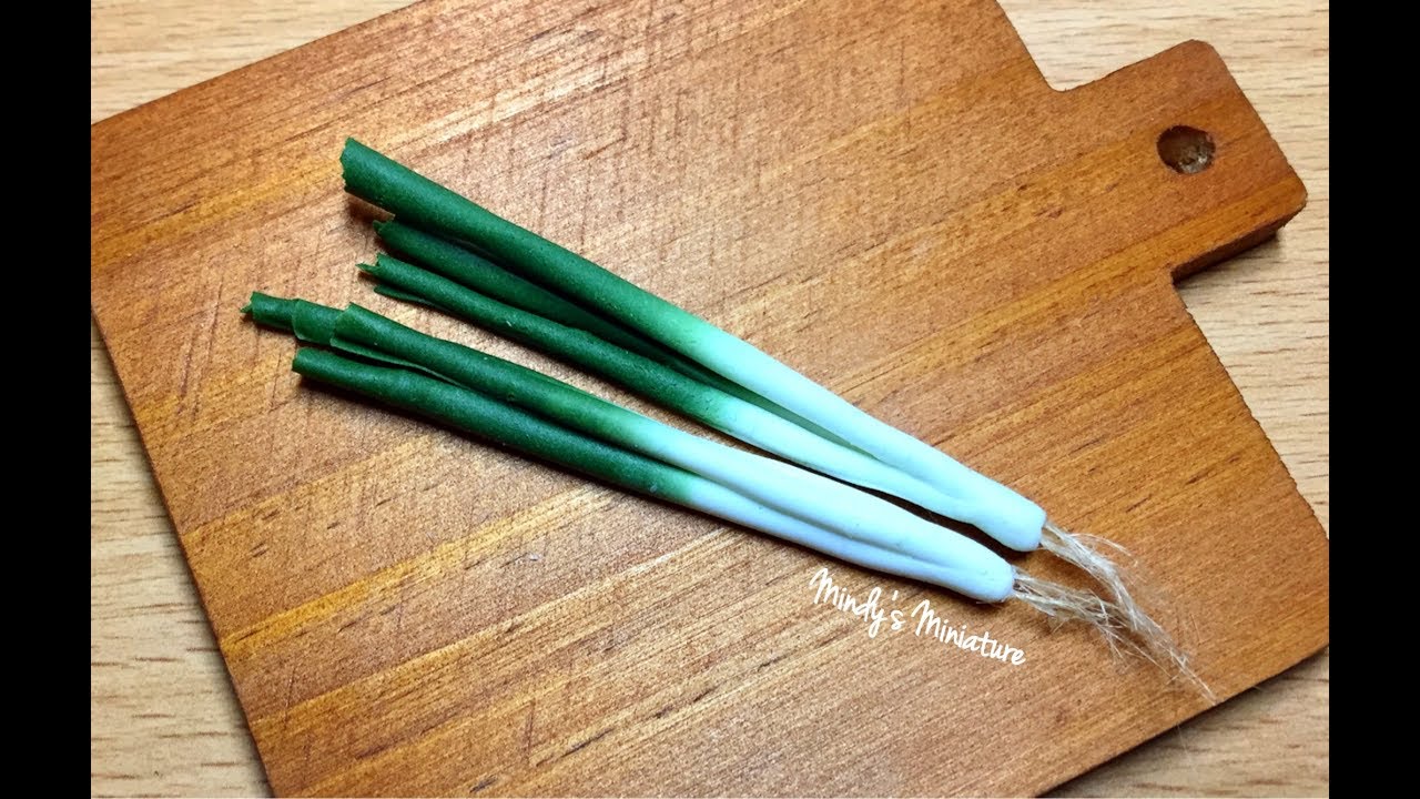 Realistic Resin air Dry Clay Green Onion Tutorial By Mindy s Miniature Realistic Resin air Dry Clay Green Onion Tutorial By Mindy s Miniature