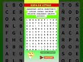 SOPA De LETRAS /Juegos para ADULTO MAYOR / Cogni Quiz / Niveles: FACIL, MEDIO, DIFICIL