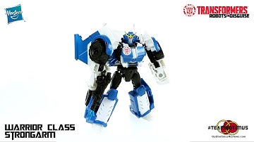 Video Review of the 2015 Transformers Robots in Disguise: Warrior Class STRONGARM