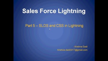 Part 5: Tips and techniques for SLDS and CSS in Salesforce lightning