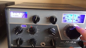 DRAKE R4A RECEIVER 40 METER RECEPTION