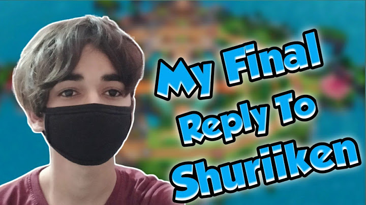 My Final Reply To @ShuriiKen | The End