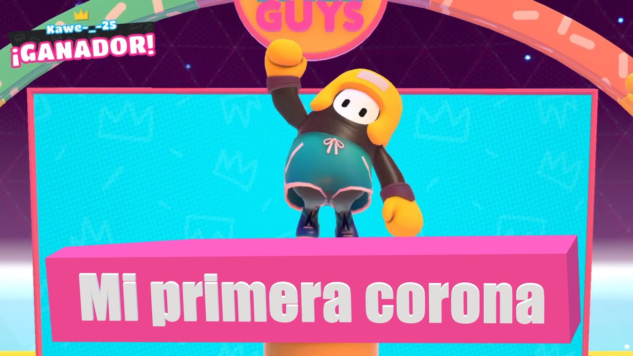 Mi primera corona en Fall Guys (KAWEGAMER)