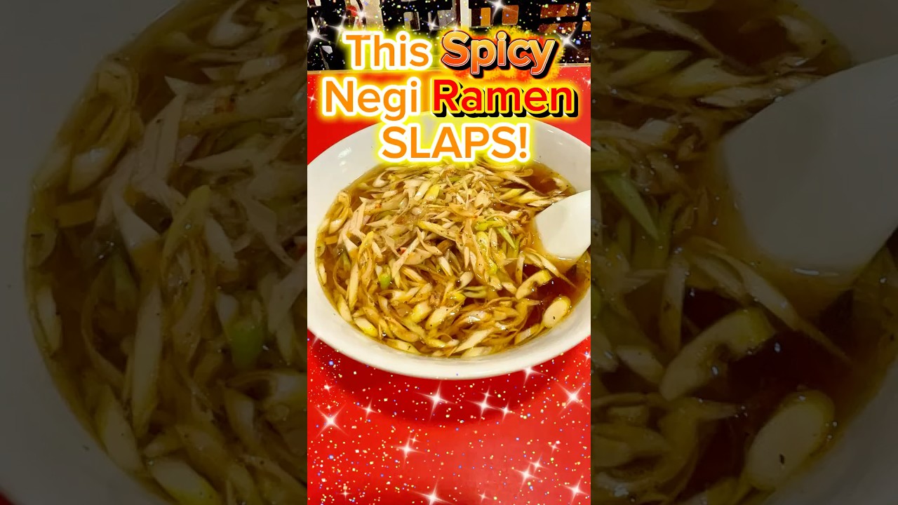 This Spicy Negi Ramen SLAPS! 🍜🔥 #Shorts